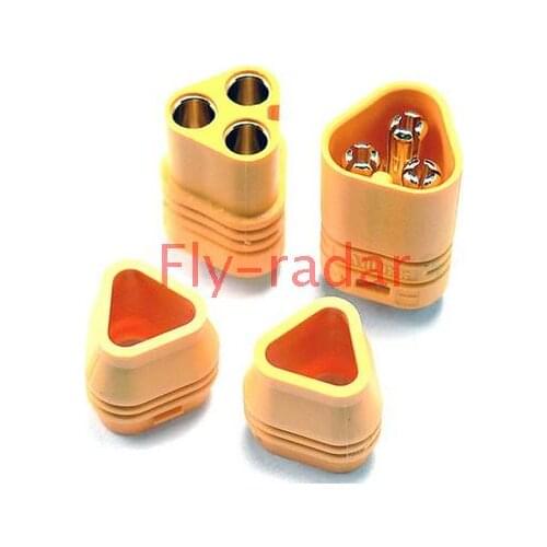 AMASS MT60 Motor calling three core XT60 upgraded three-pin plug charging port plug wheelbarrow