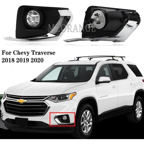 Fog Light Driving Lamp assembly For Chevy Traverse 2018 2019 2020 wiring Kit for Chevrolet headlights foglights for car