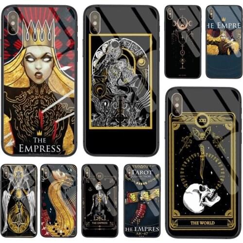 Inspirational The Empress Tarot Card For Huawei P50 P40 P30 Lite P Smart Z 2019 2020 2021 Accessories Pouches Skin Case