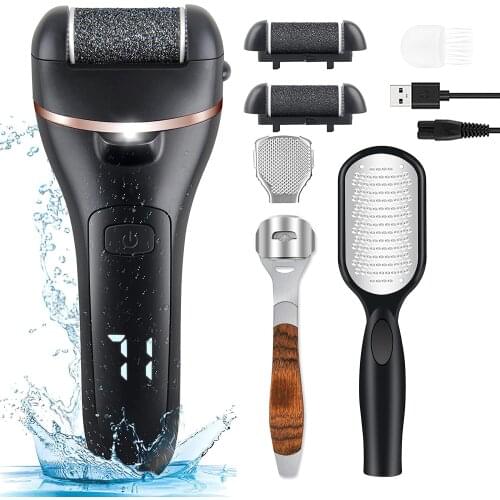 Rechargeable Electric Foot File Callus Remover Machine Pedicure Device Foot Care Tools Feet For Heels Remove Dead Skin 3pcs