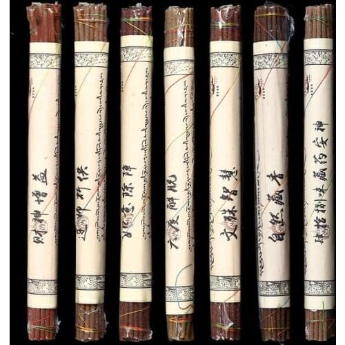 30pc/Box Natural Sandalwood Tibetan Incense Aroma Sleep Health Incense Sticks Aromatherapy Home Decor 15-20min Burning Indiacone