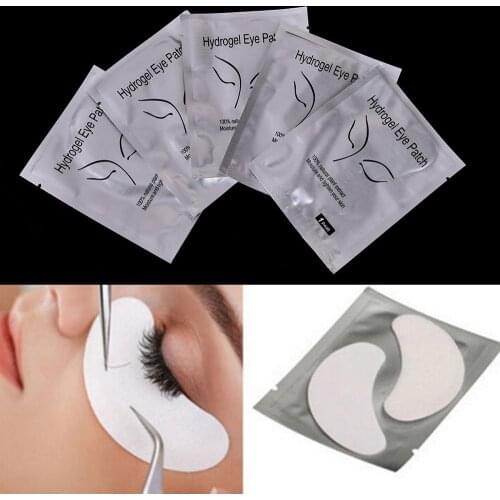 50pairs/pack Paper Patches Eyelash Under Eye Pads Lash Eyelash Extension Paper Patches Tips Sticker Wraps Make Up Tools T0014