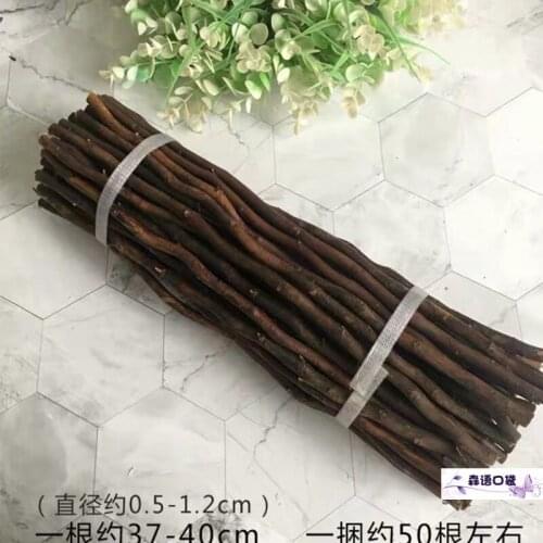 50pcs 37cm Diameter:5-12mm Environmental Layout Dry Branches Diy Ring Handmade Wood Stick Material Wall Hanging Pendant