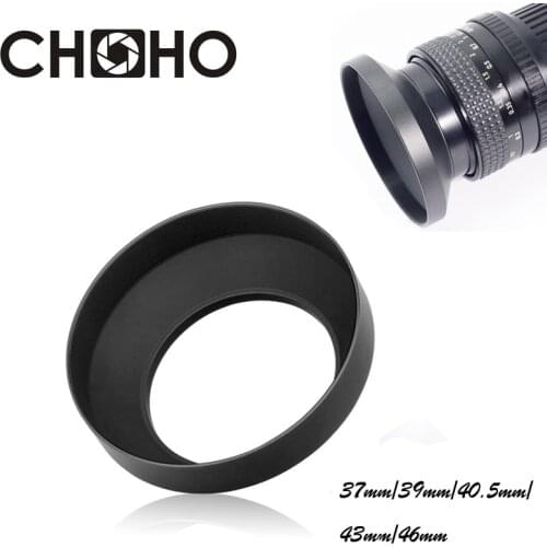 Camera Lens Hood Metal Wide Angle 37mm 39mm 40.5mm 43mm 46mm Screw-in Lente Protect For Canon Nikon Sony Leica Olympus Pentax