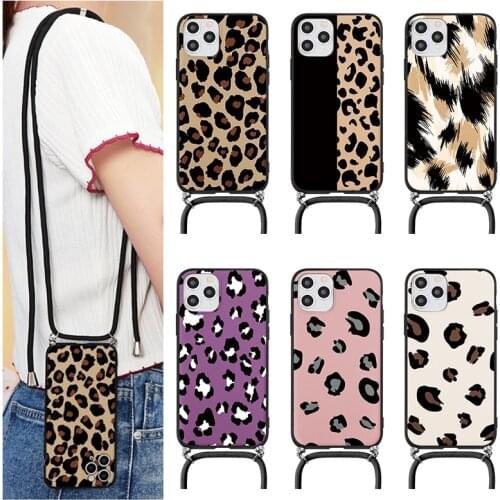 Case For Huawei P Smart 2021 2020 Y6 Y7 Y9 2019 S Z P30 P20 P10 Mate 10 20 30 P40 Lite E Pro Plus Lanyards Necklace Chain Fundas
