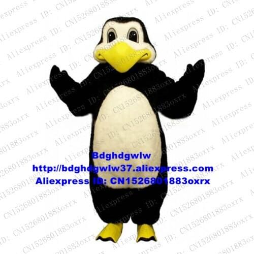 Long Fur Penuins Penguin Mascot Costume Adult Cartoon Character Outfit Suit Vehicle-free Promenade Opening Reception zx2338