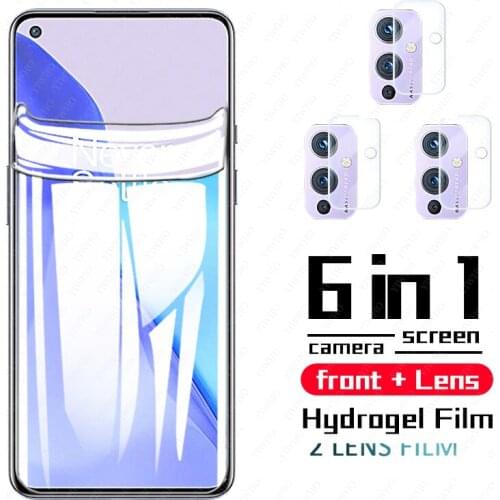 Hydrogel Film Front Screen Protector on For Oneplus 9 for Oneplus 8 9 Pro 9pro One Plus 1+9 Camera Oneplus9pro Back Glass Film