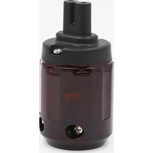 2PCS Hifi C-079 Figure 8 IEC C7 Plug Audio Power Cable IEC Female Electrical Plug Socket adapter connector