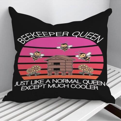 Beekeeper queen Throw Pillows Cushion Cover On Sofa Home Decor 45*45cm 40*40cm Gift Pillowcase Cojines Dropshipping
