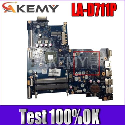 Akemy For HP 255 G5 Laptop Motherboard BDL51 LA-D711P 858589-601 858589-001 MAIN BOARD E2-7110 1.8Ghz CPU DDR3