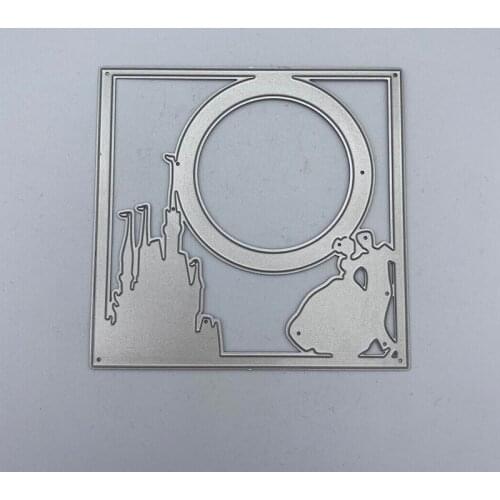 Metal Cutting Dies Castle love Scrapbook Paper Craft Decoration Dies Stencil For Album Card Making Knife Punch New Dies