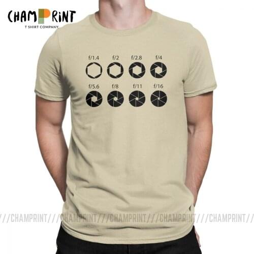 Mens F Stops Photographer T Shirts Cotton Clothes Funny Short Sleeve Crew Neck Tees Original T-Shirts