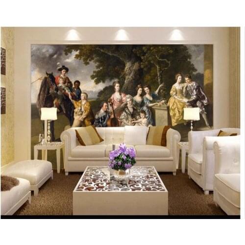 Custom photo wallpaper 3d mural beauty "Sir William young family" European background wall paintings wall papers home decoration