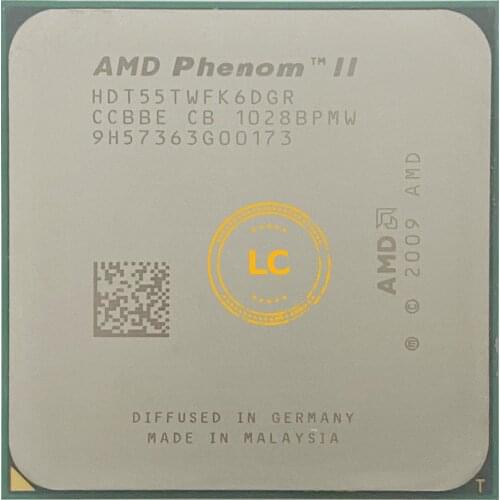 AMD Phenom II X6 1055T 1055 2.8G 95W Six-Core CPU processor HDT55TWFK6DGR Socket AM3