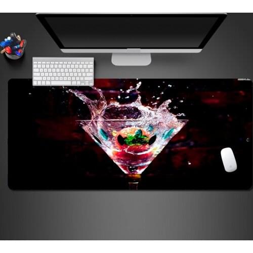 Advanced Picture Of Fruit Wine Mouse Pad High Quality Washable PC Game Mouse Pad Computer Keyboard Pad Gaming Mousepad To Gamer