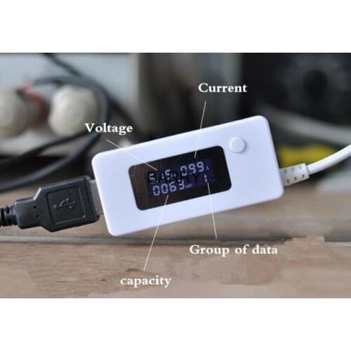 3PCS Digital Display USB battery Tester Current Voltage Charger Capacity Doctor power bank Battery meter Detector