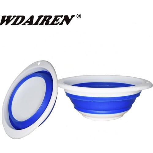 WDAIREN Non Toxic Foldable Bait Bowl / Bait Tray / Groundbait Mixing Bowl for Carp Fishing Accessory TL-029