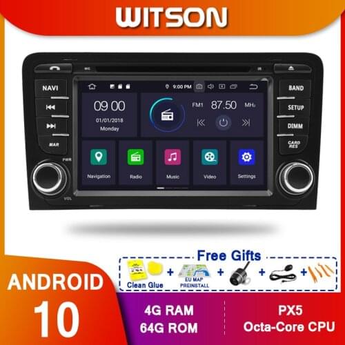 WITSON！ Android 10.0 Octa core PX5 CAR DVD player For AUDI A3/S3/RS3 (2003-2012) IPS SCREEN 4GB RAM 64GB ROM CAR GPS NAVIGATION