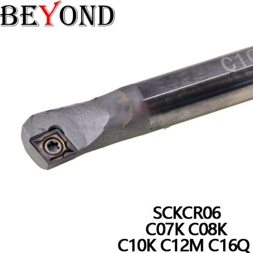 BEYOND Hard Alloy C07K C08K C10K C12M C16Q SCKCR Carbide Tungsten Steel Internal Turning Tools Insert Hole Lathe Cutter CNC