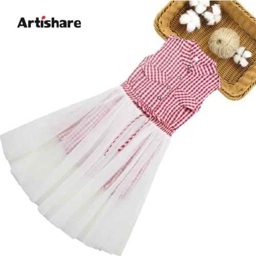 Teen Girls Clothing Vest + Skirt Tracksuits For Girls Plaid Pattern Children Clothes Girl Summer Childrens Tracksuits