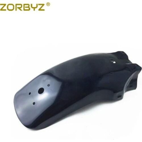 ZORBYZ Motorcycle Black Metal Rear Fender Mudguard Guard For Yamaha Honda Suzuki
