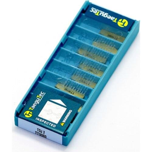 10pcs/lot TDJ 2 TT9080 TaeguTec Lathe Inserts