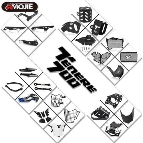 2019 2020 2021 Front windshield adjusting bracket Side Fuel Tank Stickers Pad Rubber Sticker FOR YAMAHA Tenere 700 T700 XTZ 700