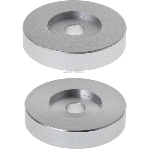 Record Turntable Adapter 45 RPM Aluminum Silver for 7" Vinyl Technics SL1200 Series