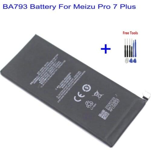 1x 3510mAh /13.51Wh BA793 Battery For Meizu Pro 7 Plus Pro7 Plus M793Q M793M M793H + Repair Tools kit