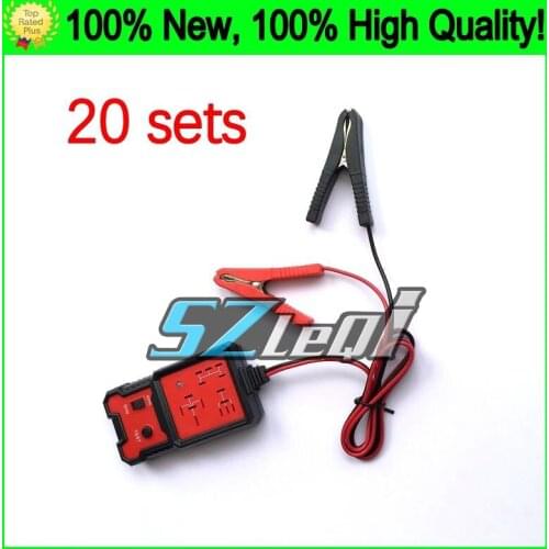 20sets/Lot 12V Car Relay Voltage Tester LED Indicator Light AUTO Battery Checker Automotive Electronic Relay Tester Repair Tool