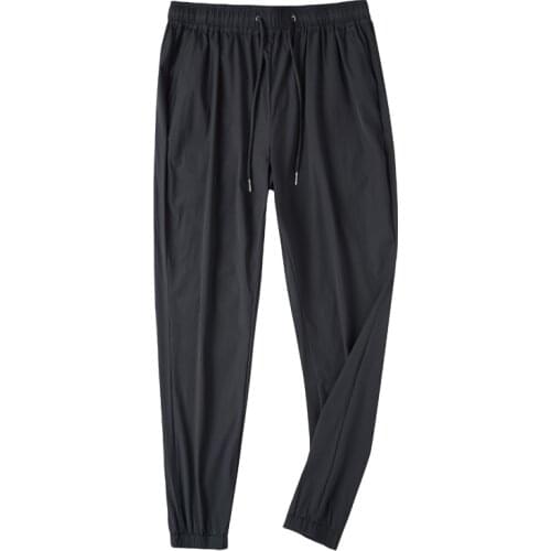 2020 Ultra-thin Outdoor Ice Silk Cool Quick-drying Pants Elastic Running Sports Breathable Trousers Mens Outdoor Sports Pants