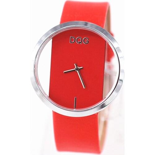Kobiet zegarka DQG new fashion Ladies Fashion Quartz Watch relogio feminino Women Leather Casual Dress Womens Watch Clock Hot