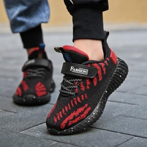 Kids Sport Shoes For Boys Running Sneakers Casual Sneaker Breathable Childrens Fashion Shoes 2020 Autumn Platform Light Shoes