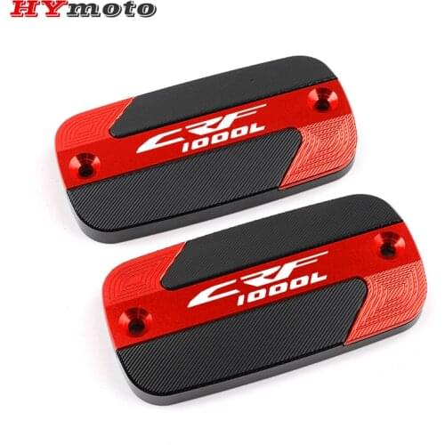 For HONDA Africa Twin CRF1000L 2015-2020 Motorcycle CNC Accessories Front Brake Master Cylinder Fluid Reservoir Cover Oil Cap
