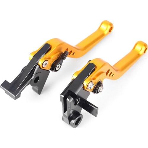 For Kawasaki Ninja ZX6R ZX636R ZX6RR Z1000 ZX12R ZZR600 ZX9R Brake Clutch Levers Short Adjustable Motorcycle Accessories Al