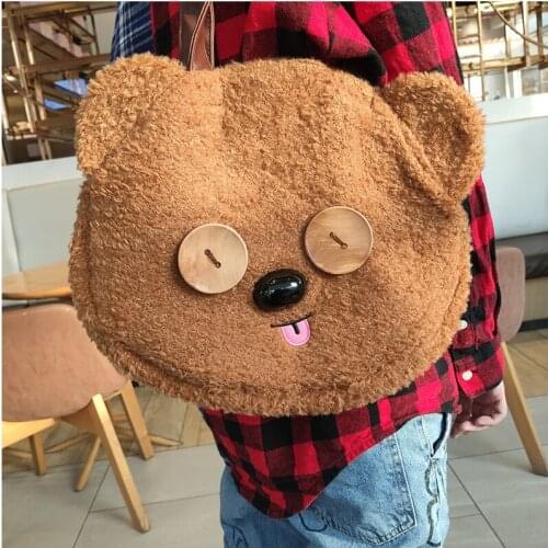 Movie Tim Bear Plush handbag Shoulder Bag shopping bag stuffed toys plush toy