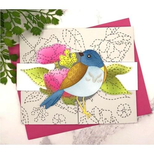 Panalisacraft Cute bird Metal Cutting Dies Stencils for DIY Scrapbooking/album Decorative Embossing DIY Paper Cards