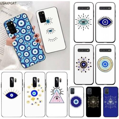 Fashion Evil eye Phone Case for Samsung S20 plus Ultra S6 S7 edge S8 S9 plus S10 5G lite 2020