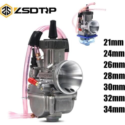 ZSDTRP PWK 21/24/26/28/30/32/34mm Carburetor Lower Cover Float Bowl For ATV Buggy Quad Go Kart Dirt Pit Bike Power jet Moto