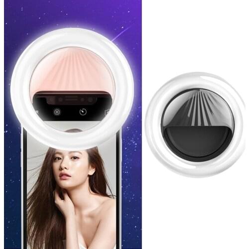 RK34 Rechargeable Beauty Selfie Light Selfie Clip Flash Fill Light