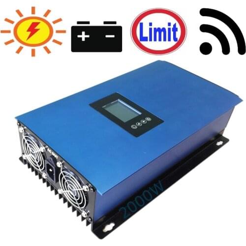 2000W Battery Discharge Power Mode/MPPT Solar Grid Tie Inverter with Limiter Sensor