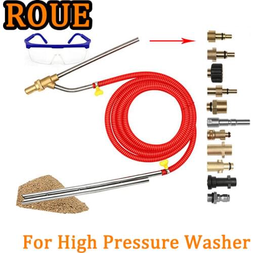 5000 PS Sand And Wet Blasting Kit Hose for Karcher m22 squirthig hpressure Wet Sandblaster Attachment Car Pressure Washer Gun