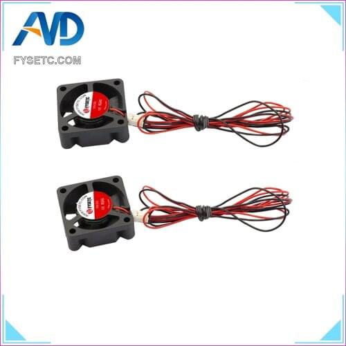 2pcs Cooling Fan 12V 3010 2 Pin Brushless DC Cool Fans Dupont Wire 3CM 3D Printers Cooler Radiator Part 30*30*10
