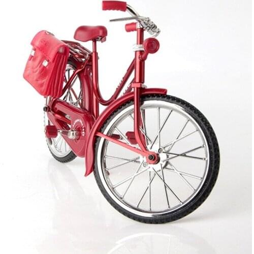 Red Womens Bicycle with Leather Bag Creative Crafts Lighter Tobacco Accessories Gadgets for Men Briquets Et Accessoires Fumeurs
