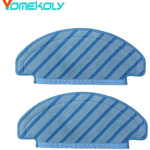 2PCS for Ecovacs Deebot T8AIVI / T8MAX vacuum cleaner sweeping robot dry/wet rags