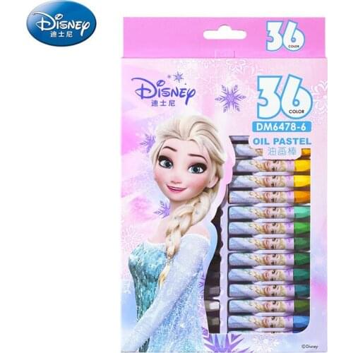 36 color Disney Frozen Mickey students color crayons children graffiti coloring pen painting stick men and women learning gift