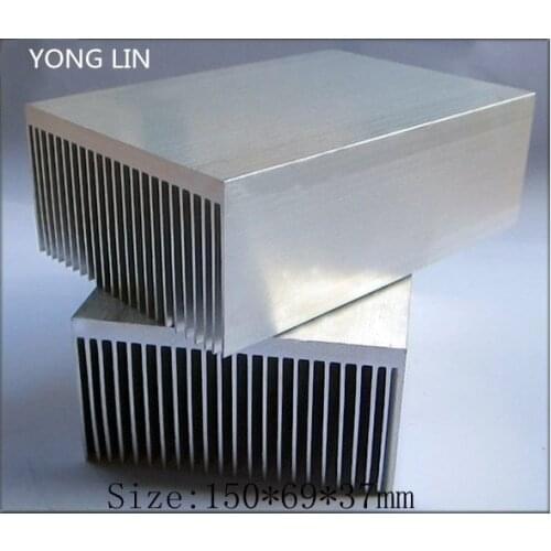 6pieces) extruded aluminum heatsink/150*69*37mm Designed with heat sink fan/Computer dedicated heat sink