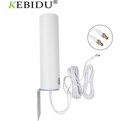 3G 4G LTE Antenna 12Dbi 3G Antenna Outdoor External Antenna CRC9/TS9/SMA 5M Connector 4G Antenna Dual Slider Modem Router