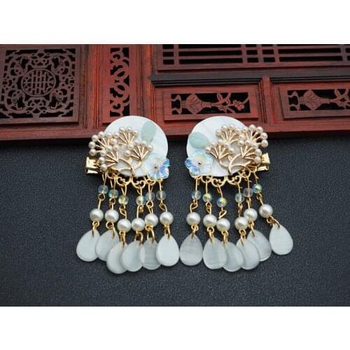 Antique Chinese clothing accessories hairpin small fresh girls hair accessories to clip hair ornaments Chinese elements