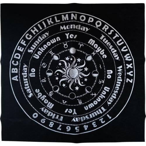 Tarot Tablecloth Divination Tarot Card Pad Pendulum Magic Tarot Altar Table Cloth Board Game